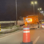Arteris Litoral Sul realiza obras de pavimentação na BR-101, em Navegantes e Balneário Piçarras