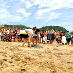 Tartaruga-verde resgatada em Balneário Piçarras retorna ao mar após seis meses de reabilitação nesta quarta-feira (15)